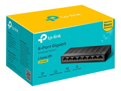 TP-Link : LITEWAVE 8-PORT GIGABIT 8 GIGABIT RJ45 PORTS