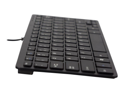 R-Go Tools : R-GO COMPACT KEYBOARD US LAYOUT QWERTY BLK WIRED US