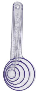GastroMax Cuillère doseuse, plastique, set de 5