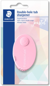 STAEDTLER Taille-crayon deux trous 512 Mo PS2 pastel assorti