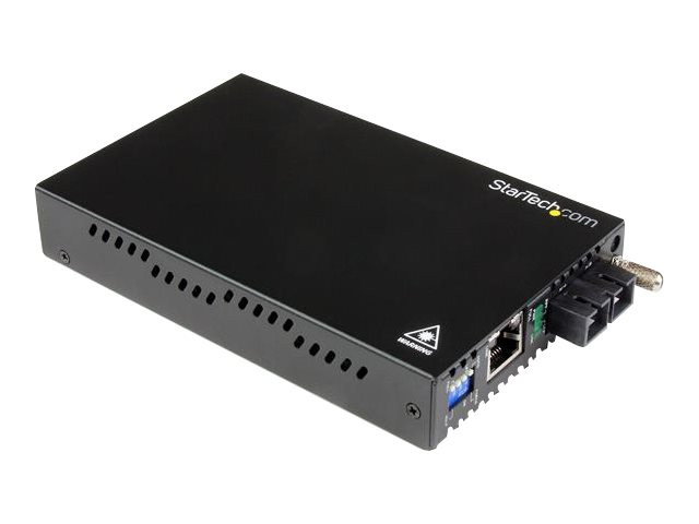 Startech : GIGABIT ETHERNET SM FIBER MEDIA CONVERTER SC 40 KM