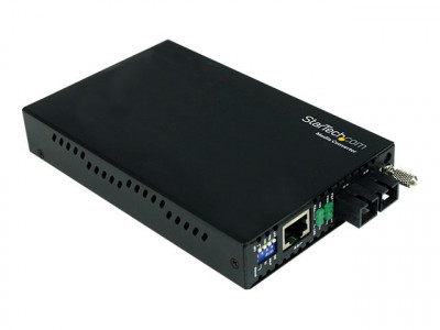 Startech : GIGABIT ETHERNET SM FIBER MEDIA CONVERTER SC 40 KM