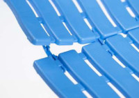 Miltex tapis de travail Yoga Spa Basic, 600 mm x 15 m, bleu