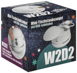 WEDO Mini-aspirateur de table W2D2, rechargeable, blanc WEDO Mini-aspirateur de table W2D2, rechargeable, blanc