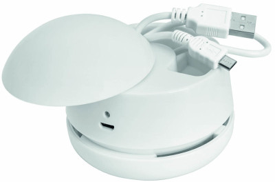 WEDO Mini-aspirateur de table W2D2, rechargeable, blanc