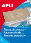 agipa Etiquettes translucides, 105 x 37 mm agipa Etiquettes translucides, 105 x 37 mm