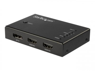 Startech : 4 PORT HDMI VIDEO SWITCH 3XHDMI 1X DISPLAYPORT 4K 60HZ