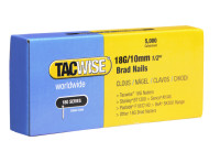 TACWISE Clous pour agrafeuse, 180/10 mm (18G/10), sans tête TACWISE Clous pour agrafeuse, 180/10 mm (18G/10), sans tête