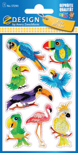 AVERY Zweckform ZDesign KIDS Sticker Glitter 
