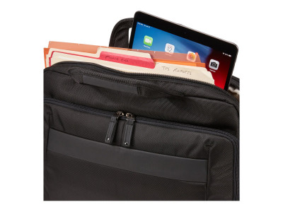 Case Logic : NOTION 14IN SLIM BLACK BRIEFCASE