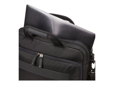 Case Logic : NOTION 14IN SLIM BLACK BRIEFCASE