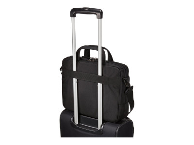 Case Logic : NOTION 14IN SLIM BLACK BRIEFCASE
