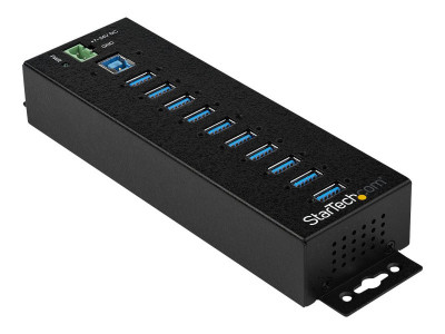 Startech : 10-P INDUSTRIAL USB 3.0 HUB W/ EXT POWER ADPTR ESD 350W SURGE P