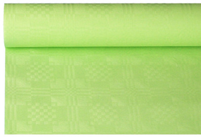 PAPSTAR nappe damassée, (B) 1,0 x (L) 50 m, vert foncé