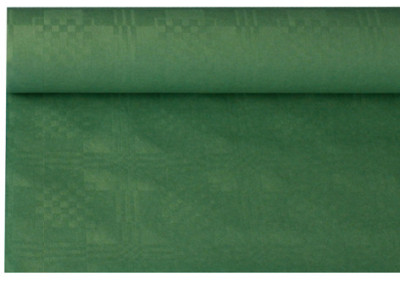 PAPSTAR nappe damassée, (B) 1,0 x (L) 50 m, vert foncé