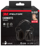 Casque antibruit 3M 90563EC1, pliable, noir Casque antibruit 3M 90563EC1, pliable, noir