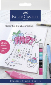 FABER-CASTELL Bullet Journal Kit de démarrage, 9 pièces