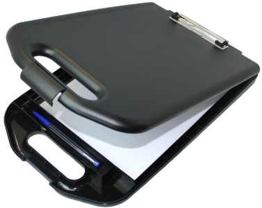Wonday Porte-bloc avec module de rangement, A4, noir