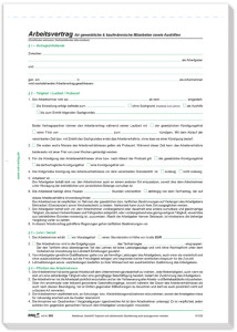 RNK Verlag Vordruck Arbeitsvertrag gewerbliche Arbeitnehmer