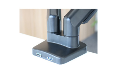 UNiLUX Bras support pour écran TFT/LCD ERGO TWIN double noir