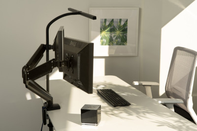 UNiLUX Bras support pour écran TFT/LCD ERGO TWIN double noir