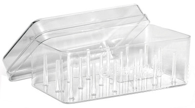 Gütermann Nähfaden-Box, für 12 Spulen, transparent