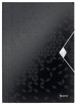 Classeur d'angle LEITZ WOW, A4, PP, noir métallisé