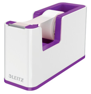 LEITZ Tischabroller WOW Duo Colour, bestückt, violett