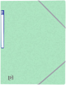 Oxford Chemise à élastique Top File+, A4, aqua