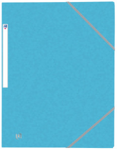 Oxford Chemise à élastique Top File+, A4, aqua