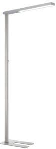 UNiLUX Lampadaire LED STRATUS, variateur, argent