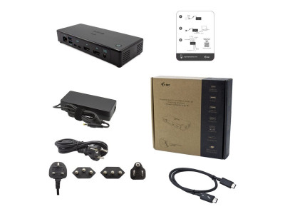 I-Tec : I-TEC THUNDERBOLT3 2X LCD DOCK USB-C COMPATIBLE DP 1.4 PD 85W