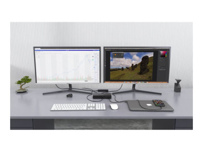 I-Tec : I-TEC THUNDERBOLT3 2X LCD DOCK USB-C COMPATIBLE DP 1.4 PD 85W