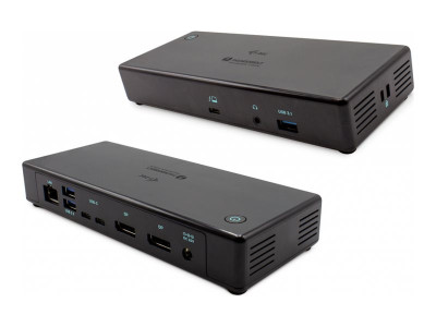 I-Tec : I-TEC THUNDERBOLT3 2X LCD DOCK USB-C COMPATIBLE DP 1.4 PD 85W