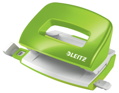 LEITZ Mini perforateur Nexxt 5060, en carton, vert métallisé