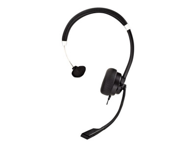 V7 : DELUXE MONO USB HEADSET W/MIC VOL CNTRL 1.8M cable BLK