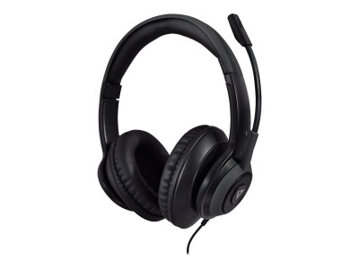 V7 : DELUXE USB HEADSET W/MIC ON cable CONTROL 1.8M cable DELU