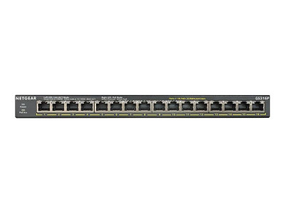 Netgear : 16-PORT GB POE+ UNMGD SWITCH FLEXPOE