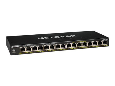 Netgear : 16-PORT GB POE+ UNMGD SWITCH FLEXPOE