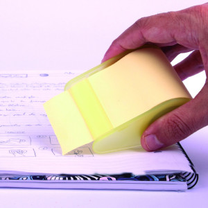 agipa Notes adhésives en rouleau, 10 m x 60 mm, jaune