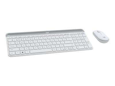 Logitech : SLIM WIRELESS KEYBOARD + MOUSE COMBO MK470 OFFWHITE FRA CENTRAL fr