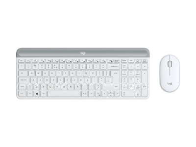 Logitech : SLIM WIRELESS KEYBOARD + MOUSE COMBO MK470 OFFWHITE FRA CENTRAL fr