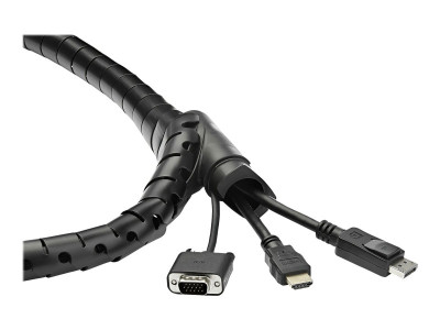 Startech : SPIRAL cable MANAGEMENT SLEEVE 25MM X 1.5M /1X 4.9 - BLACK