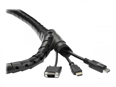 Startech : SPIRAL cable MANAGEMENT SLEEVE 25MM X 2.5M /1X 8.2 - BLACK