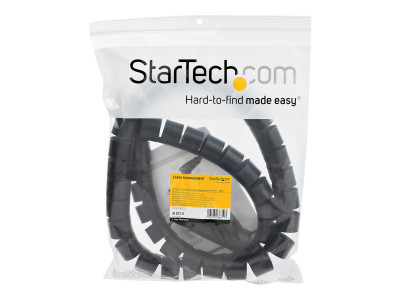 Startech : SPIRAL cable MANAGEMENT SLEEVE 45MMX1.5M /1.8X4.9 - BLACK