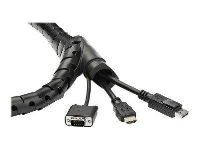 Startech : SPIRAL cable MANAGEMENT SLEEVE 45MMX2.5M /1.8X8.2 - BLACK