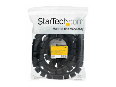 Startech : SPIRAL cable MANAGEMENT SLEEVE 45MMX2.5M /1.8X8.2 - BLACK