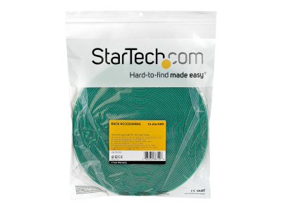 Startech : 50FT. HOOK et LOOP ROLL - GREEN - RESUABLE