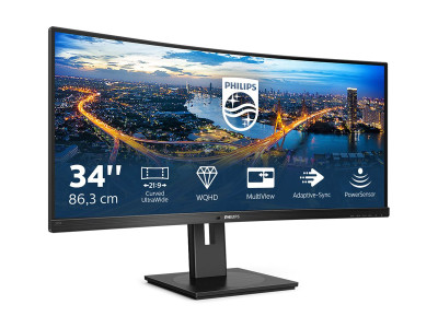 Philips : 345B1C 86.36CM 34IN VA 3440X1440 3000:1 300 CD/QM 21:9