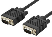 Câble de connexion pour écran VGA DIGITUS, HD 15, noir, 5 m